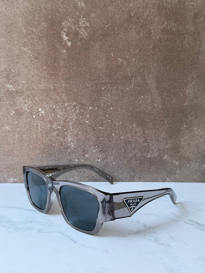 Prada PR10ZS Sunglasses in Transparent Asphalt