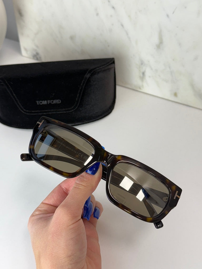 Tom Ford Ezra FT1075 Sunglasses in Brown Mirrored