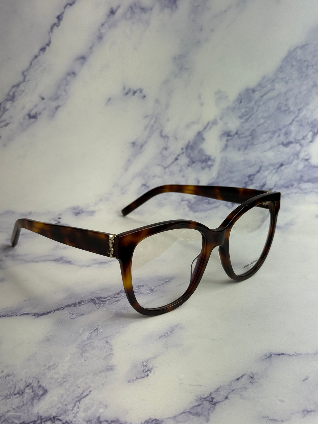 Monturas de anteojos Saint Laurent SLM97 en marrón