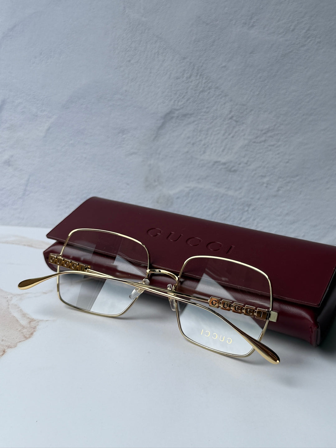 Gucci GG1434O Gold Square Frames