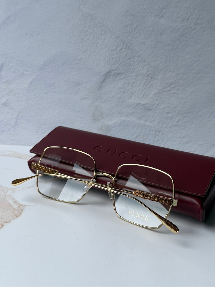 Gucci GG1434O Gold Square Frames