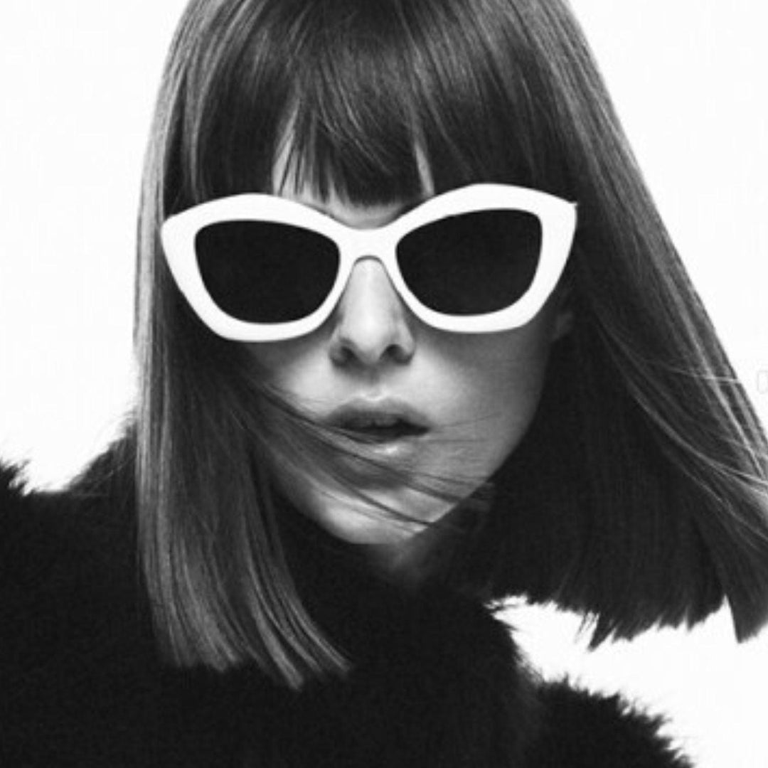 Saint Laurent SL68 Cat Eye Sunglasses in White