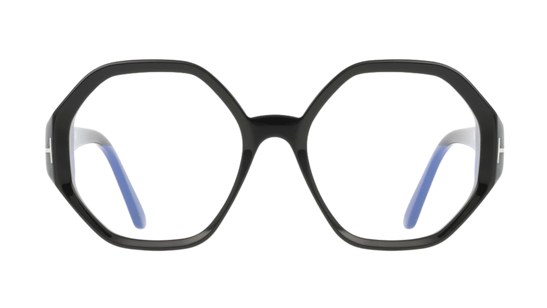 Tom Ford FT5967-B Black Round Bluelight Frames