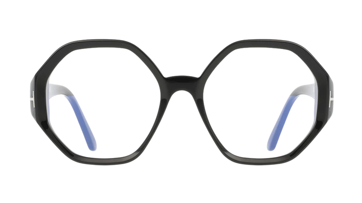 Tom Ford FT5967-B Black Round Bluelight Frames