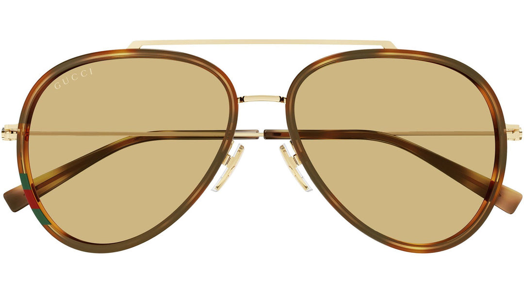Gafas de sol extragrandes Gucci GG0817S con lentes grises 