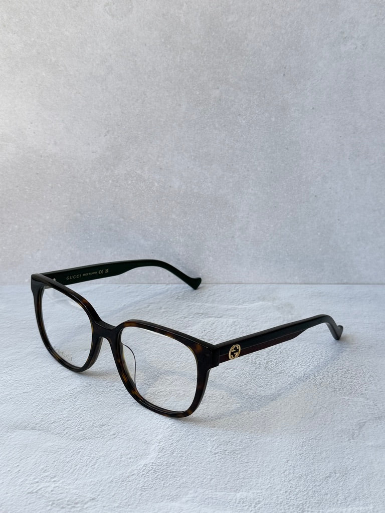 Monturas cuadradas Gucci GG1192O en negro 