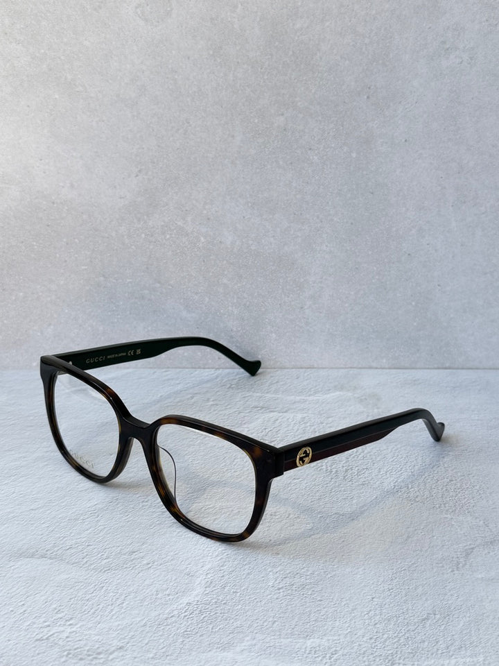 Monturas cuadradas Gucci GG1192O en negro 
