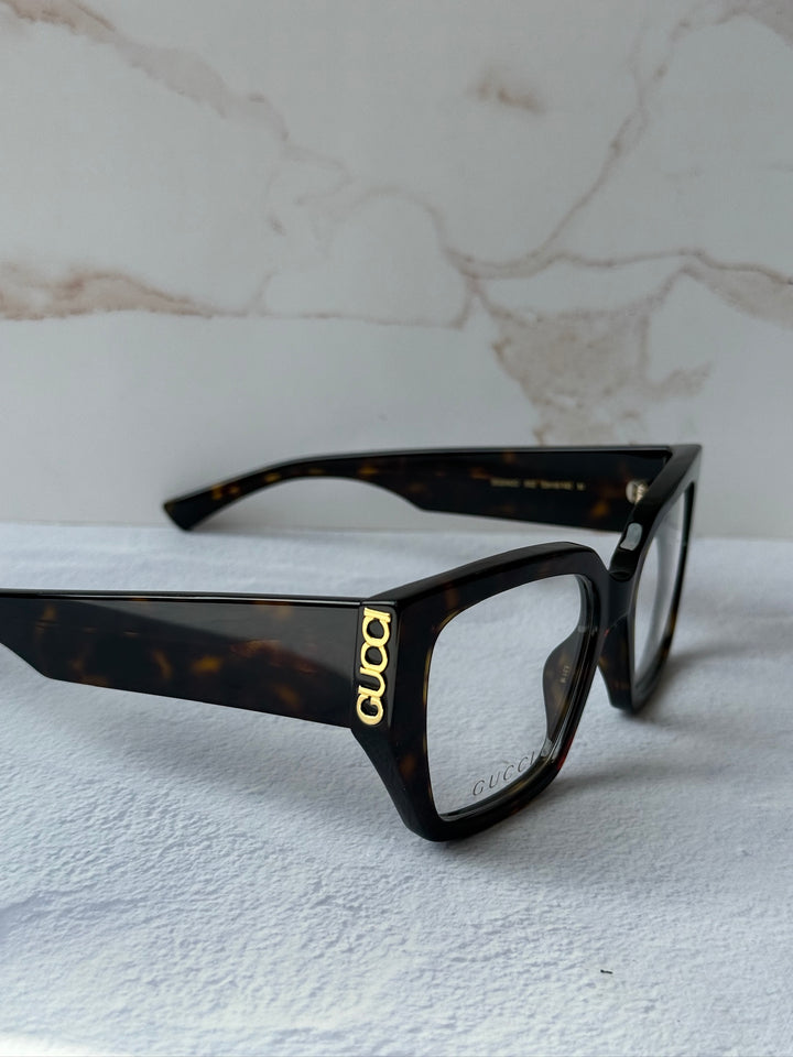 Gucci GG2042O Square Frames in Havana Brown
