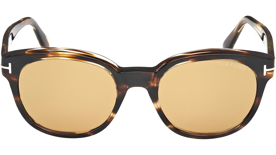 Tom Ford Mert FT1180 Sunglasses in Havana Brown Yellow