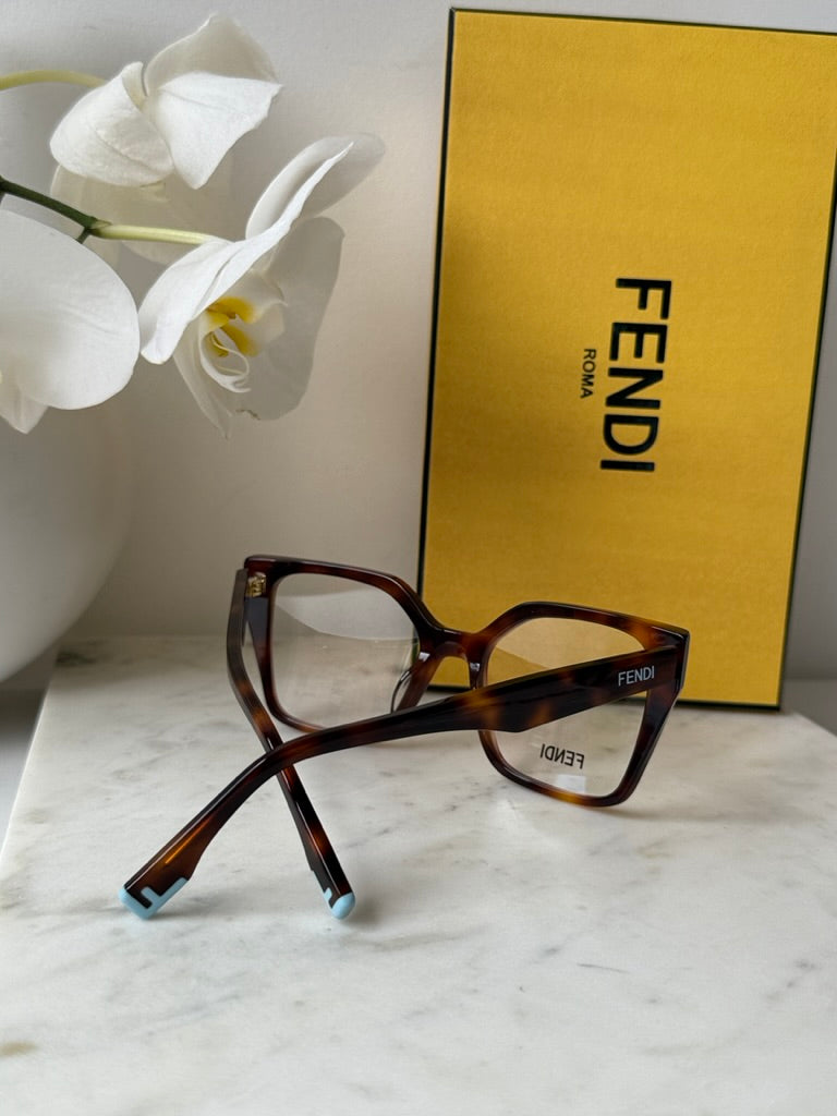 Fendi FE50002I Brown Oversized Frames