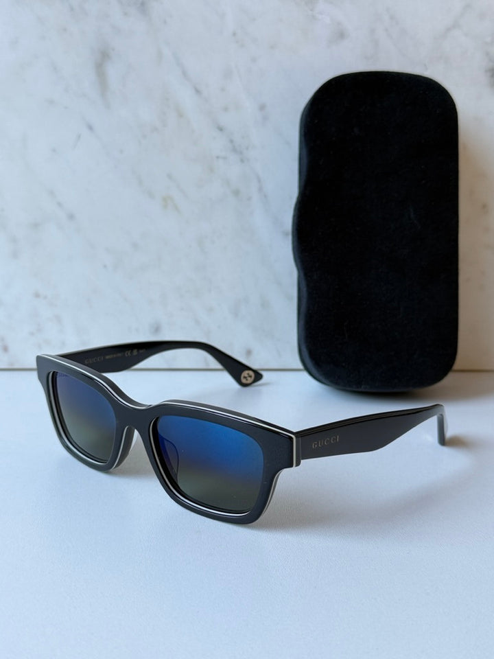 Gucci GG1641SA Black Mirror Lens Sunglasses