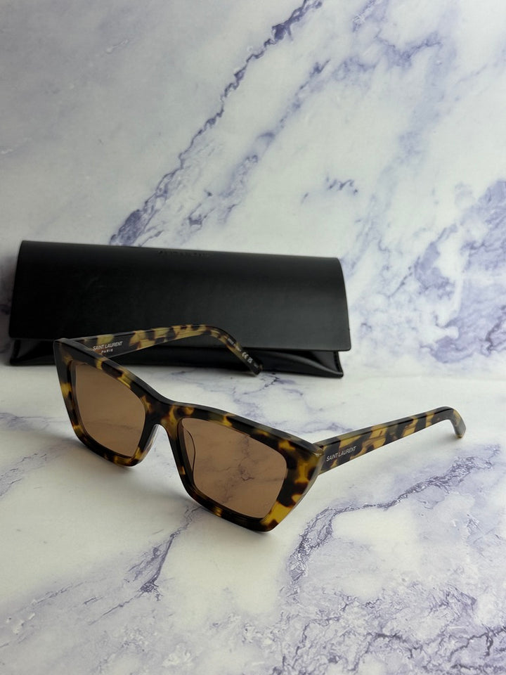 Gafas de sol Saint Laurent SL276 Mica Cat Eye en Mirror Havana