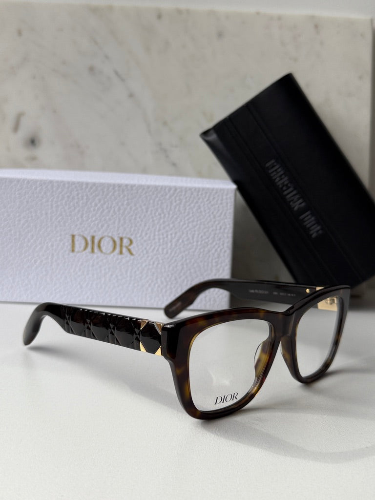 Dior Lady 95.22O S1I Cat Eye Frames in Havana Brown
