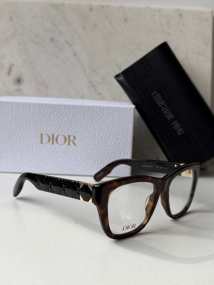 Dior Lady 95.22O S1I Cat Eye Frames in Havana Brown