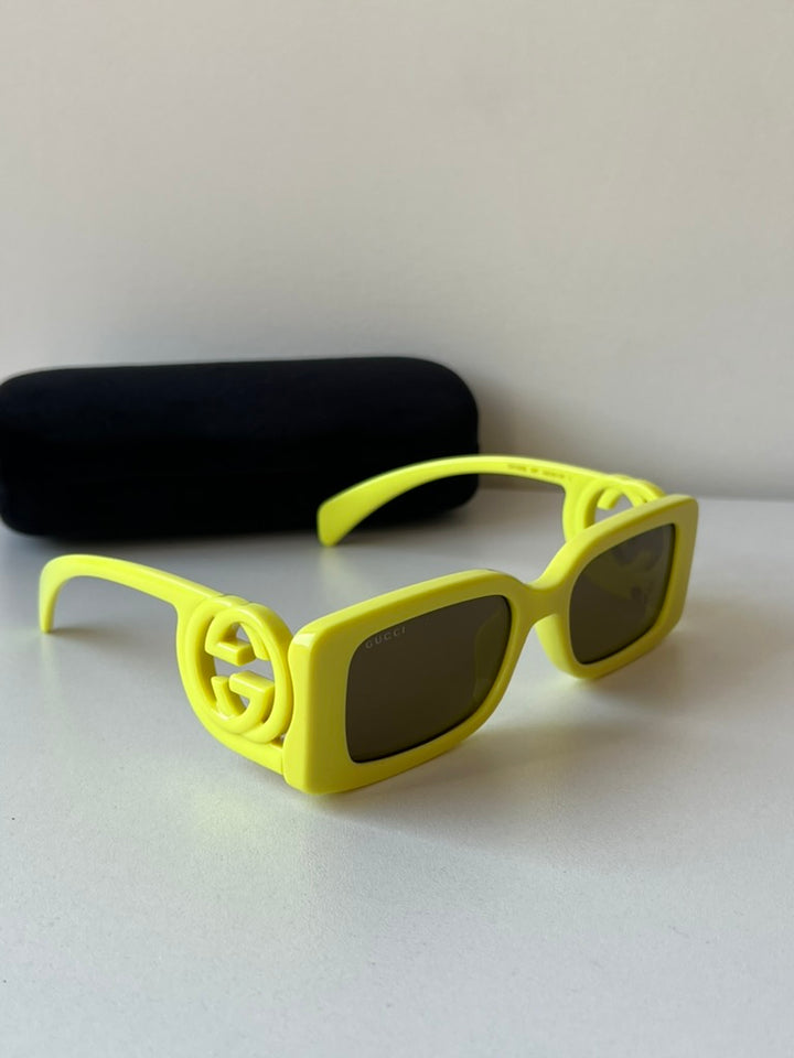 Gucci GG1325S Slim Sunglasses in Yellow