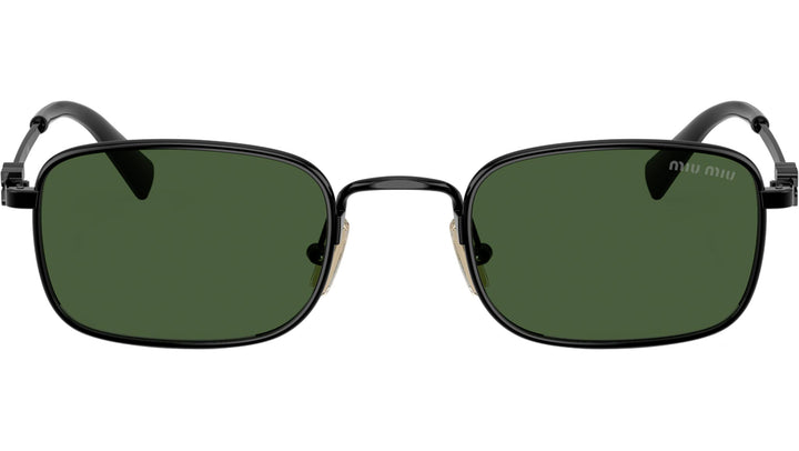 Miu Miu MU A53S Black Square Metal Sunglasses