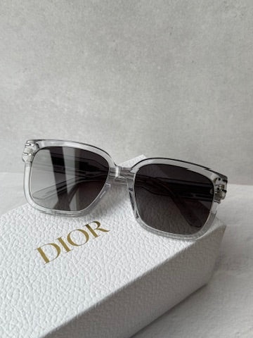 Dior Oblique S1I Sunglasses in Transparent Beige