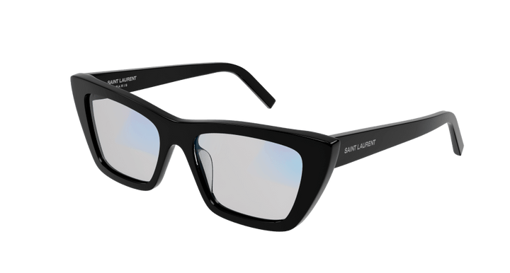 Saint Laurent SL276 Mica Cat Eye Sunglasses in Black Photochromic