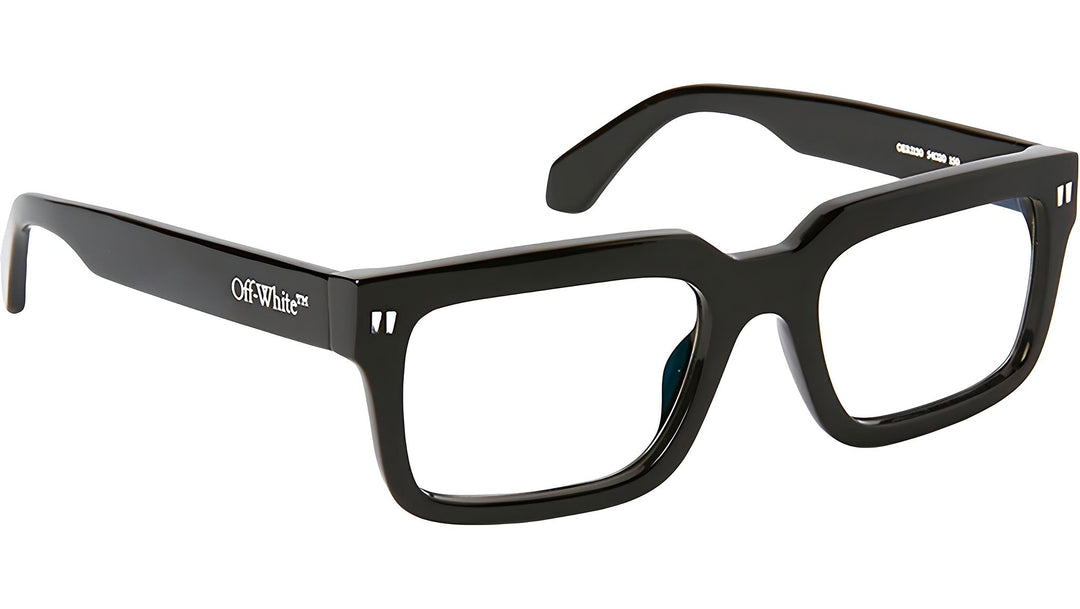 Off White Clip On Sunglasses in Black Red