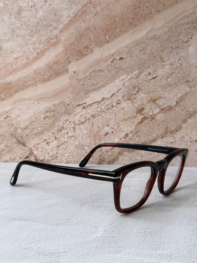 Tom Ford FT5870-B Havana Brown Bluelight Frames
