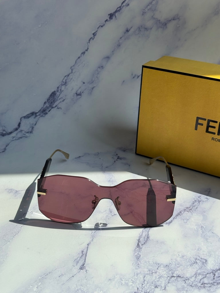 Fendi FE40067U Fendigraphy Burgundy Sunglasses