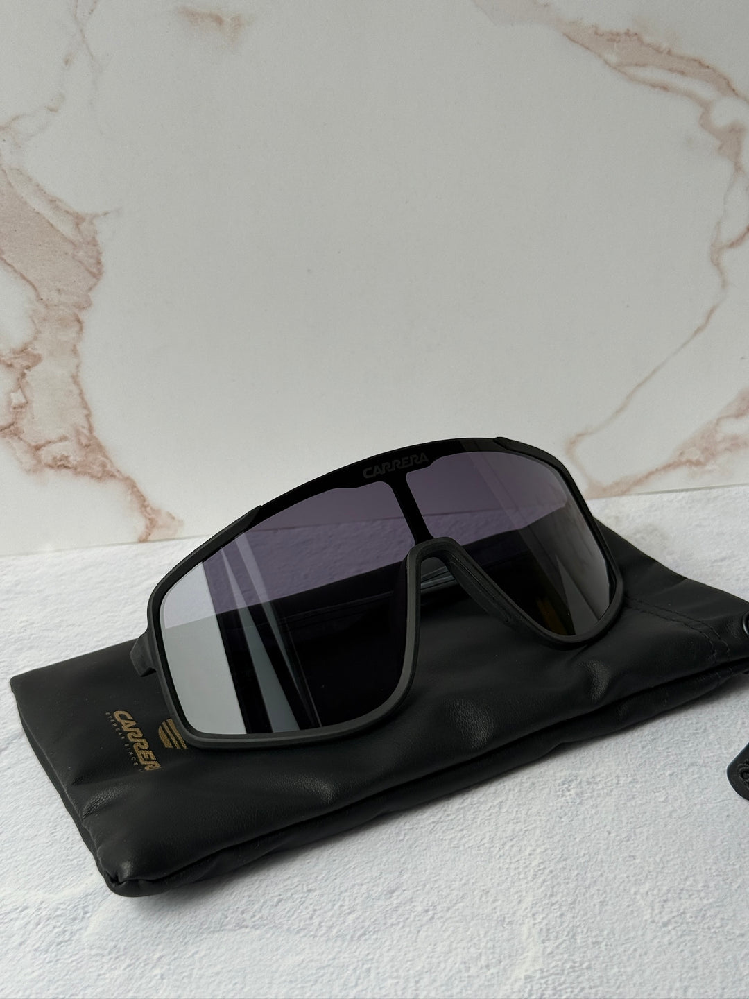 Carrera 4017/S Mask Shield Sunglasses in Black