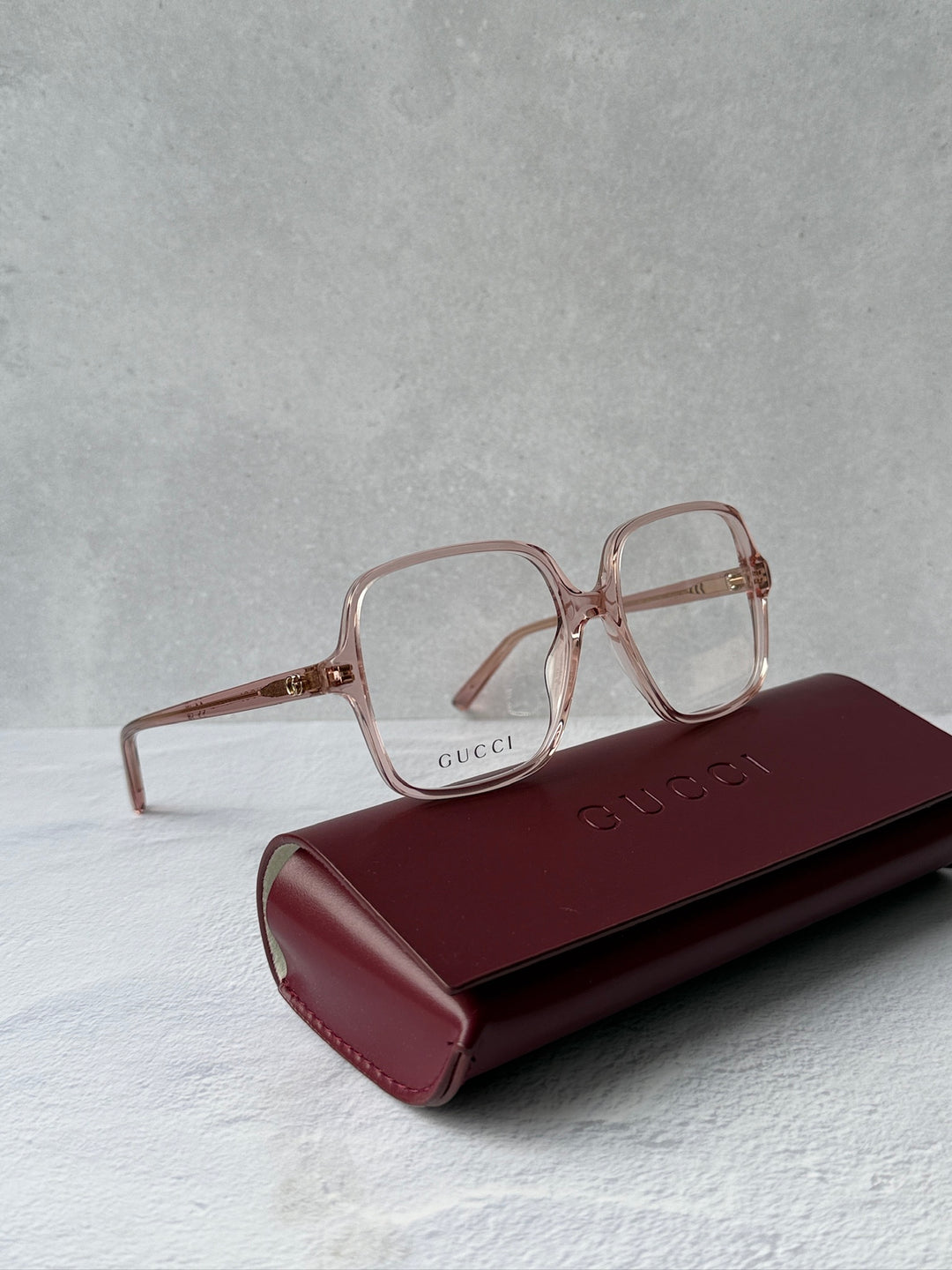 Gucci GG1994O Square Frames in Pink