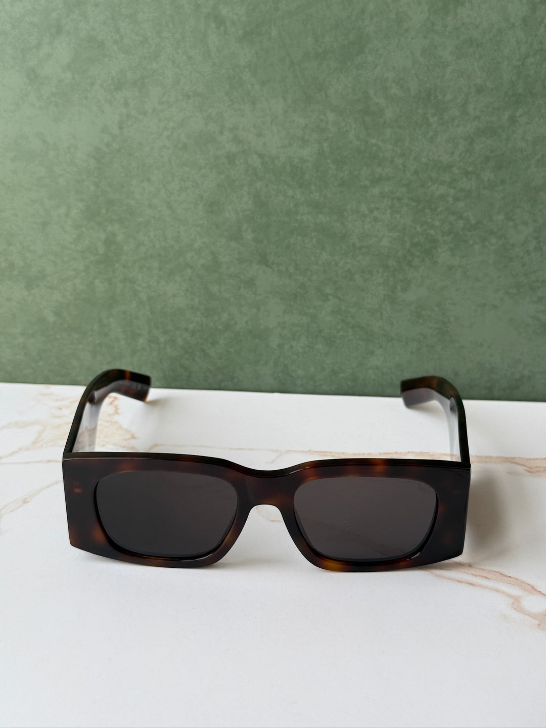 Saint Laurent SL654 Sunglasses in Havana Brown