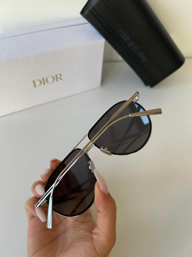 Dior Blacksuit AU Aviator Sunglasses in Black