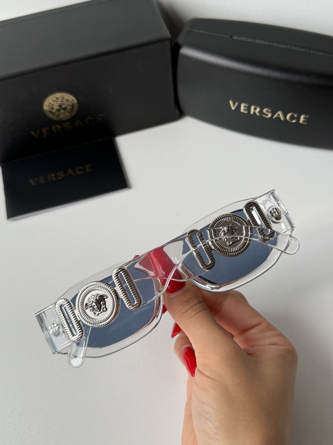 Versace VE4361 Gafas de sol Biggie en oro negro