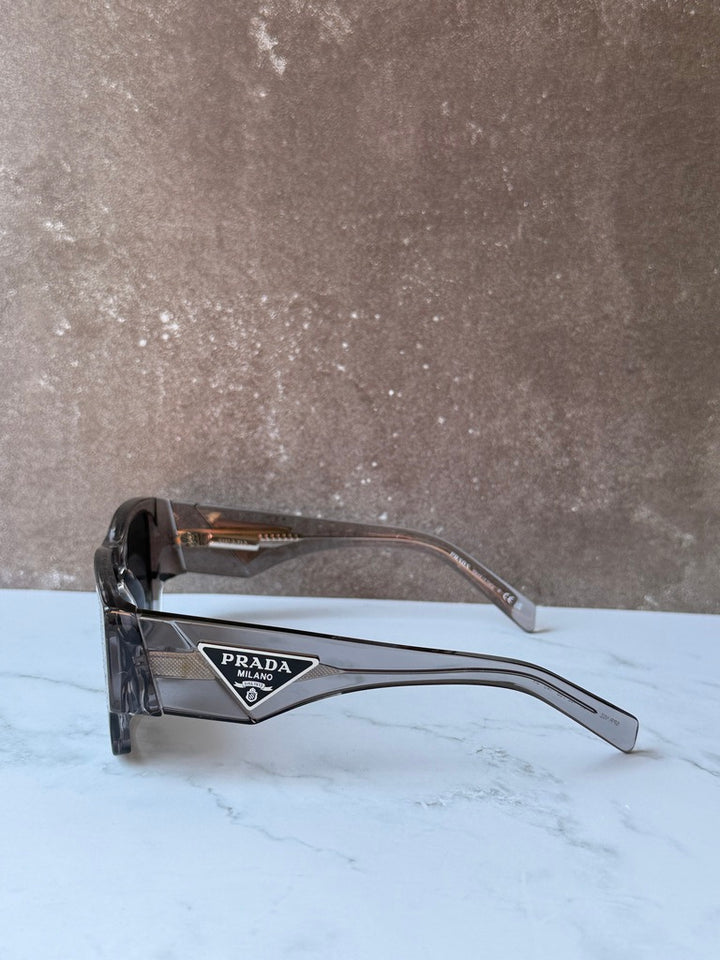 Prada PR10ZS Sunglasses in Transparent Asphalt