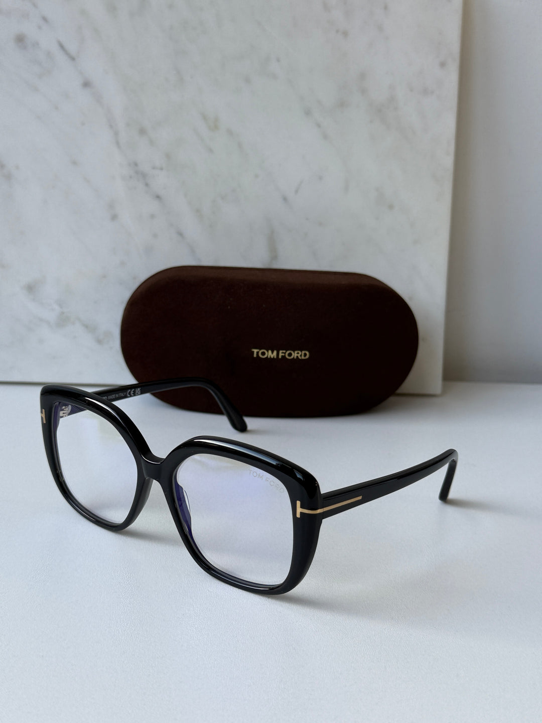Tom Ford FT6043-B Black Oversized Bluelight Frames