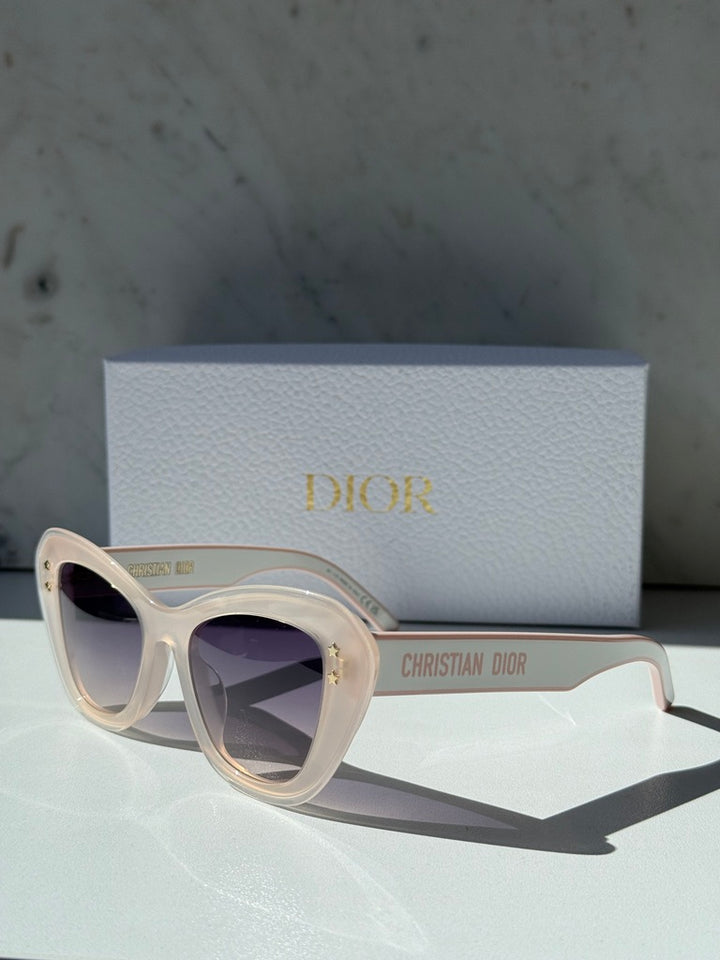 Dior Pacific B3U Cat Eye Sunglasses in Milky Pink