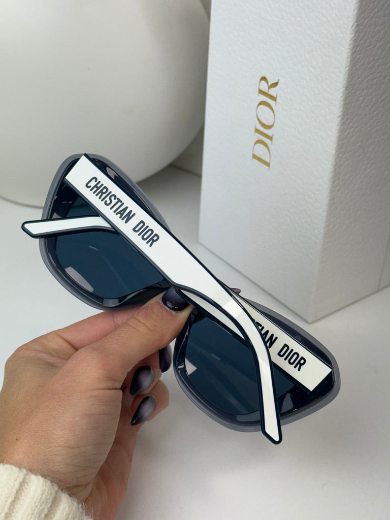Dior Pacific B3U Cat Eye Sunglasses in Navy Blue