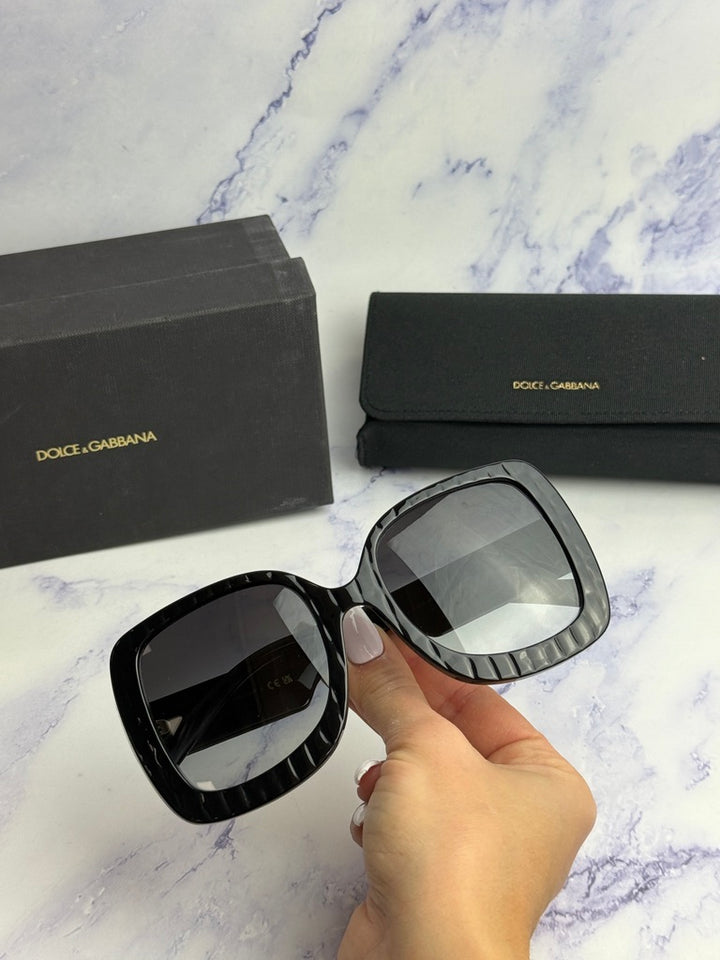 Dolce & Gabbana DG4513 3D Snake Black Sunglasses