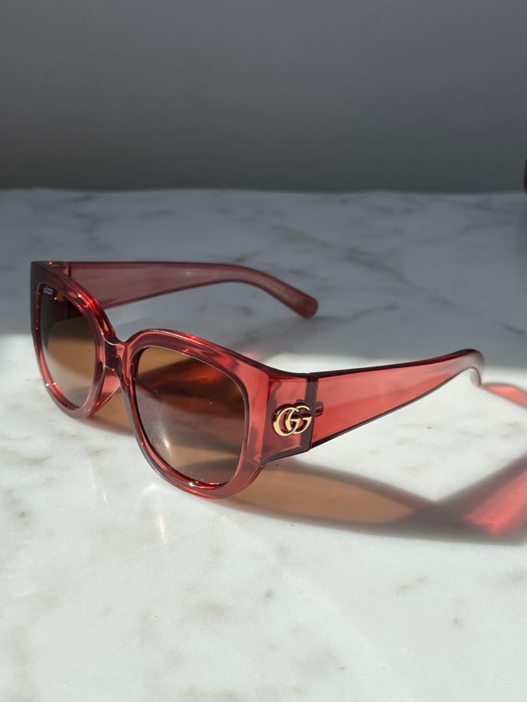 Gucci GG1599SA Sunglasses in Red