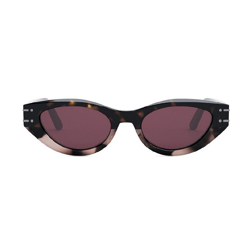 Dior Signature B5I Cat Eye Sunglasses in Dark Havana