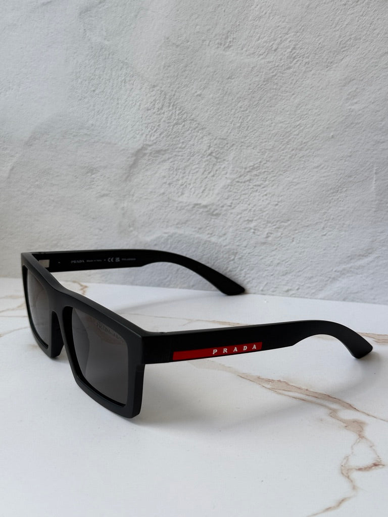 Prada Sport PS A07S Sunglasses in Black Polarized