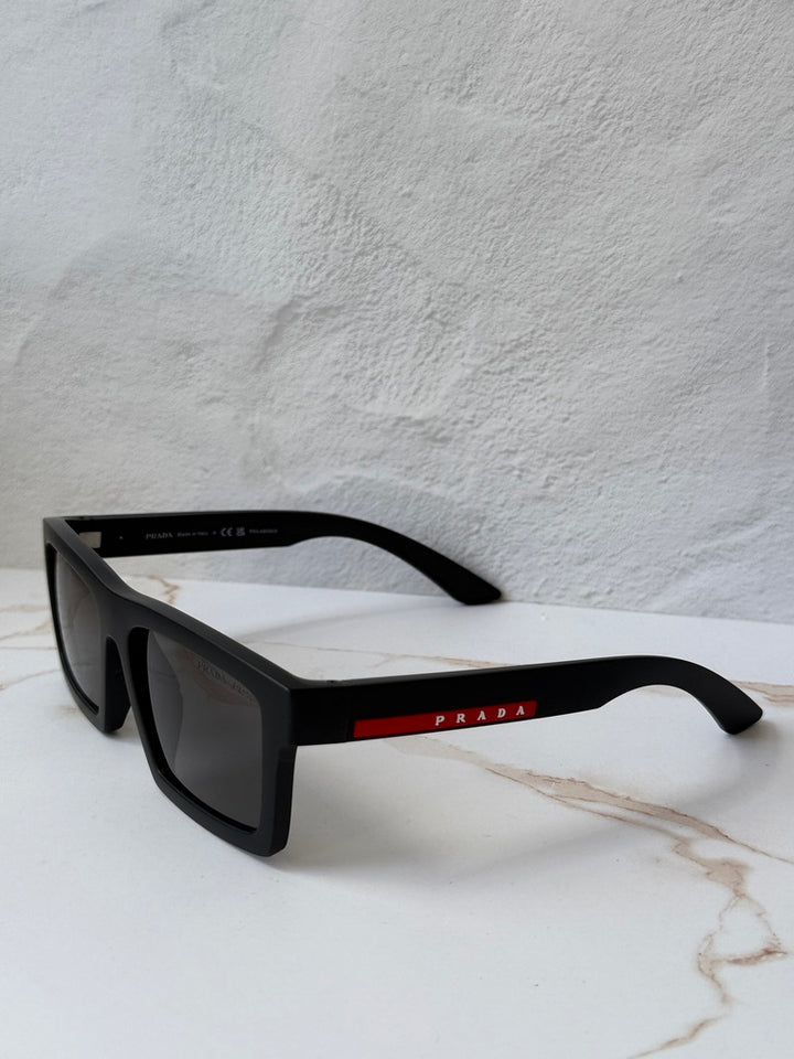 Prada Sport PS A07S Sunglasses in Black Polarized