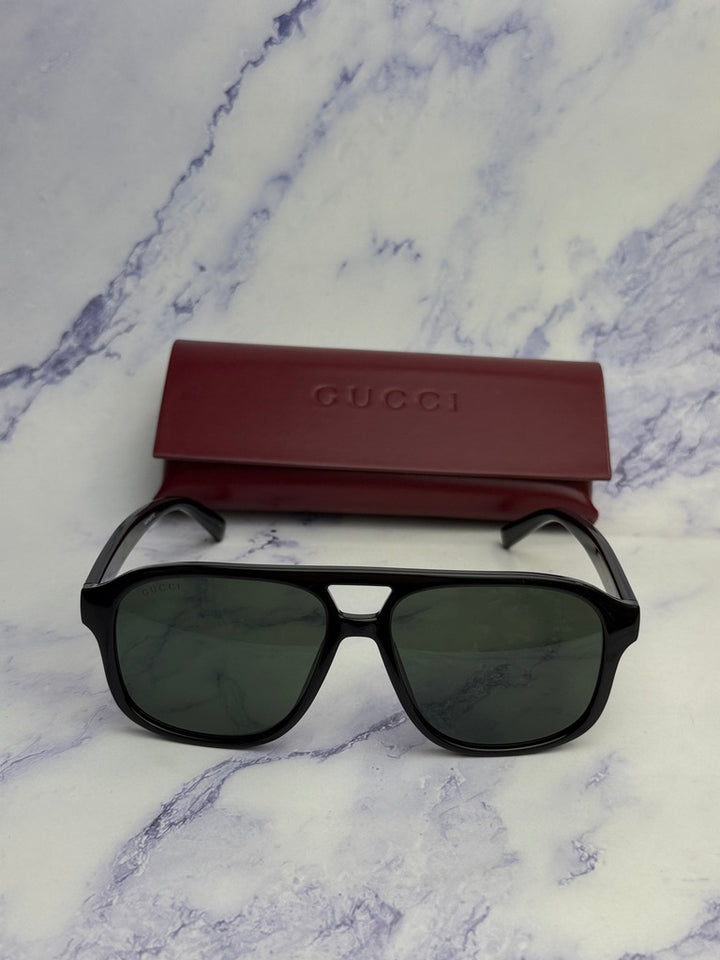 Gucci GG1856S Black Aviator Sunglasses