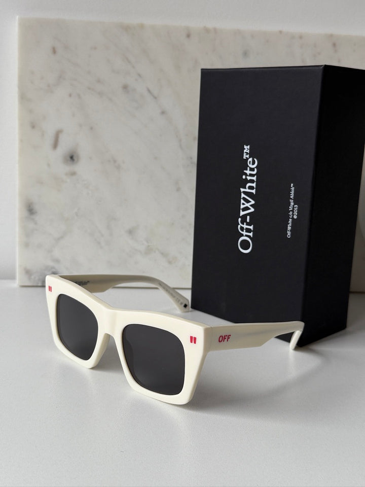 Off White Selma Sunglasses in White
