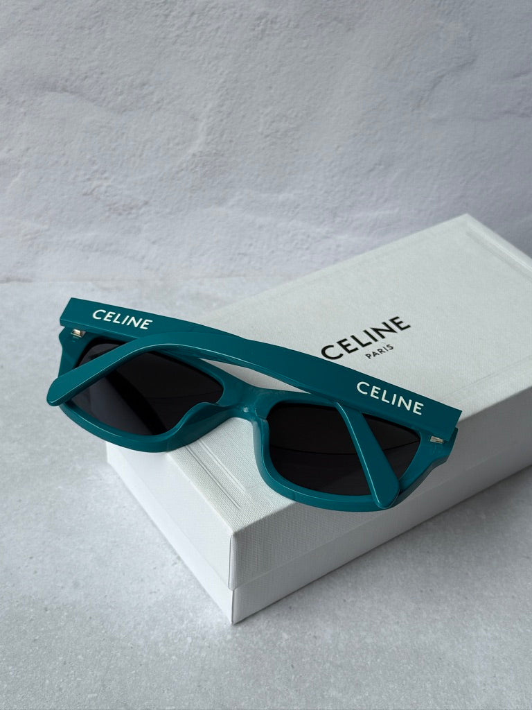 Celine CL40249U Green Logo Sunglasses