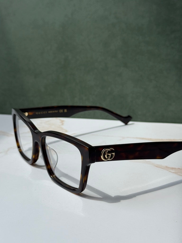 Monturas estilo ojo de gato Gucci GG1476OK en marrón 