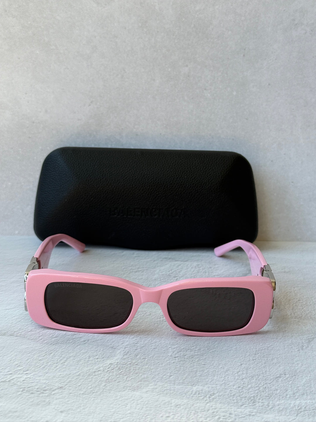 Balenciaga BB0096S Logo Sunglasses in Pink