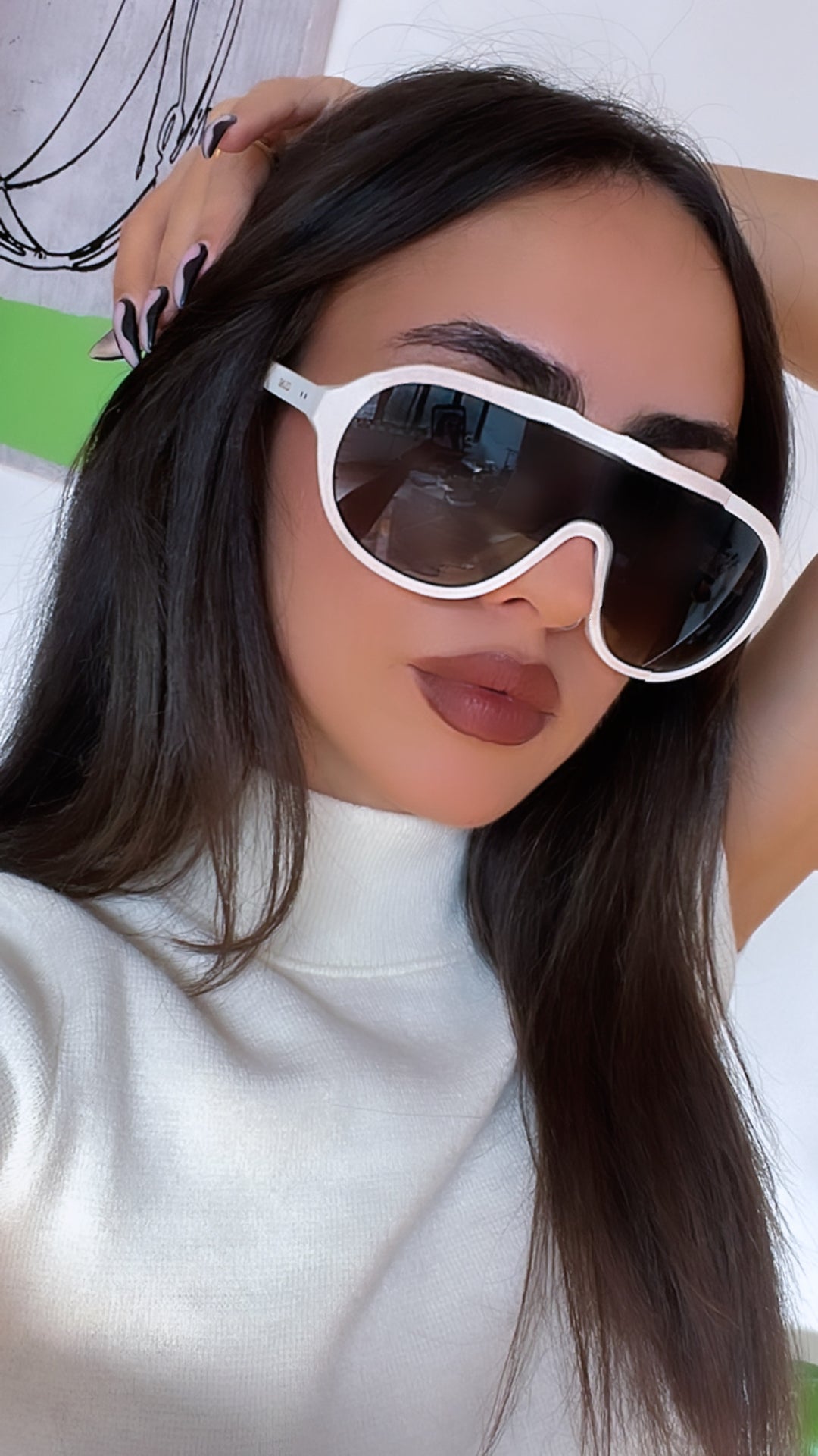 Celine CL40234I Sunglasses in White