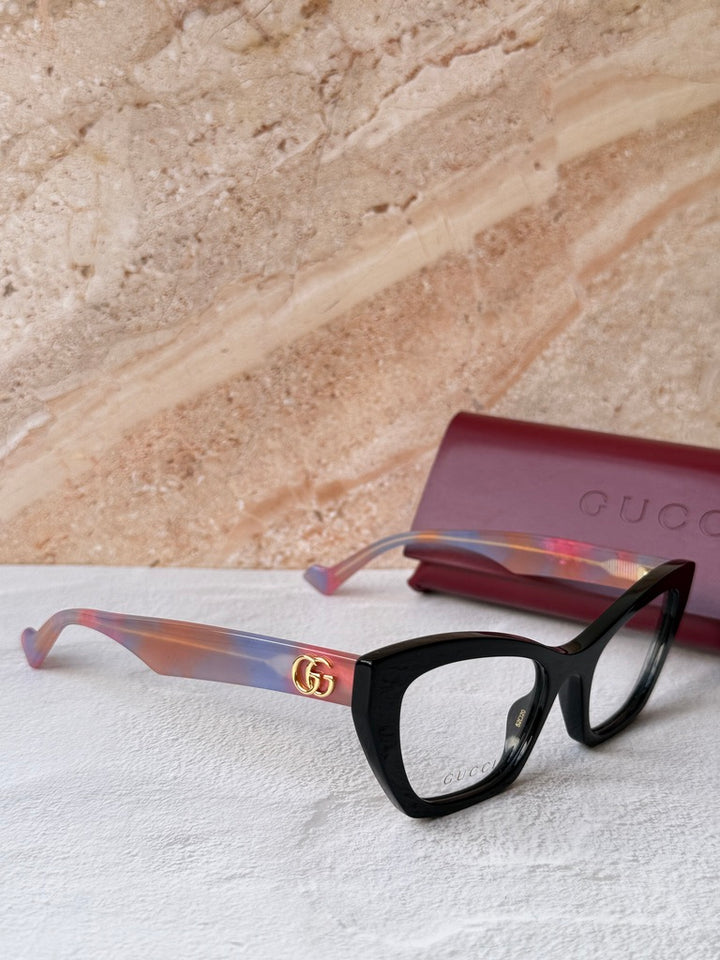 Gucci GG1334O Cat Eye Frames in Black Pink