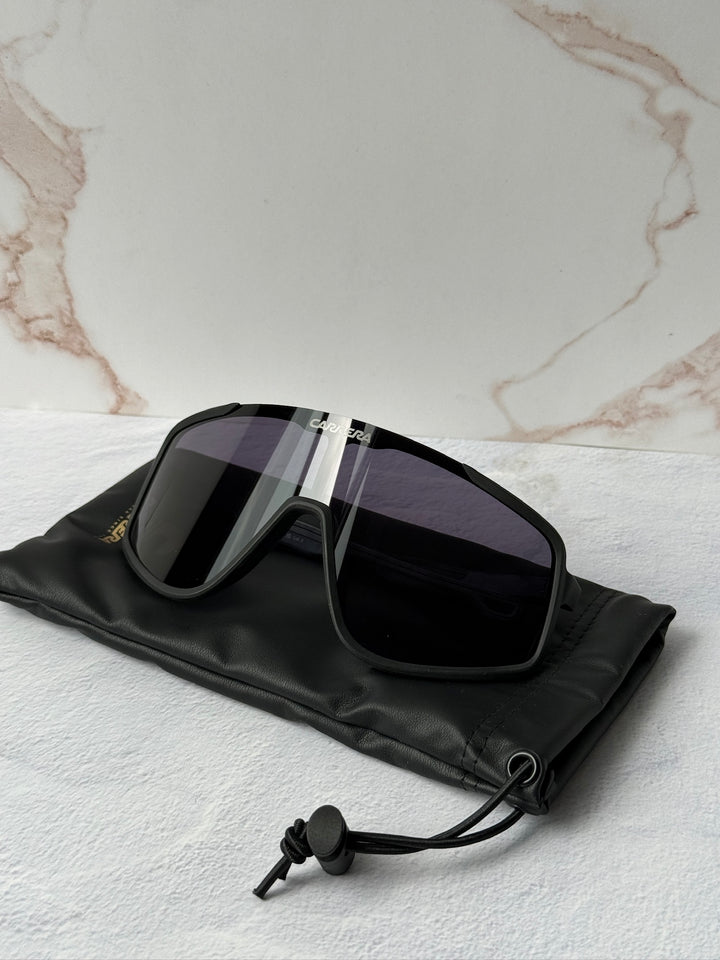 Carrera 4017/S Mask Shield Sunglasses in Black