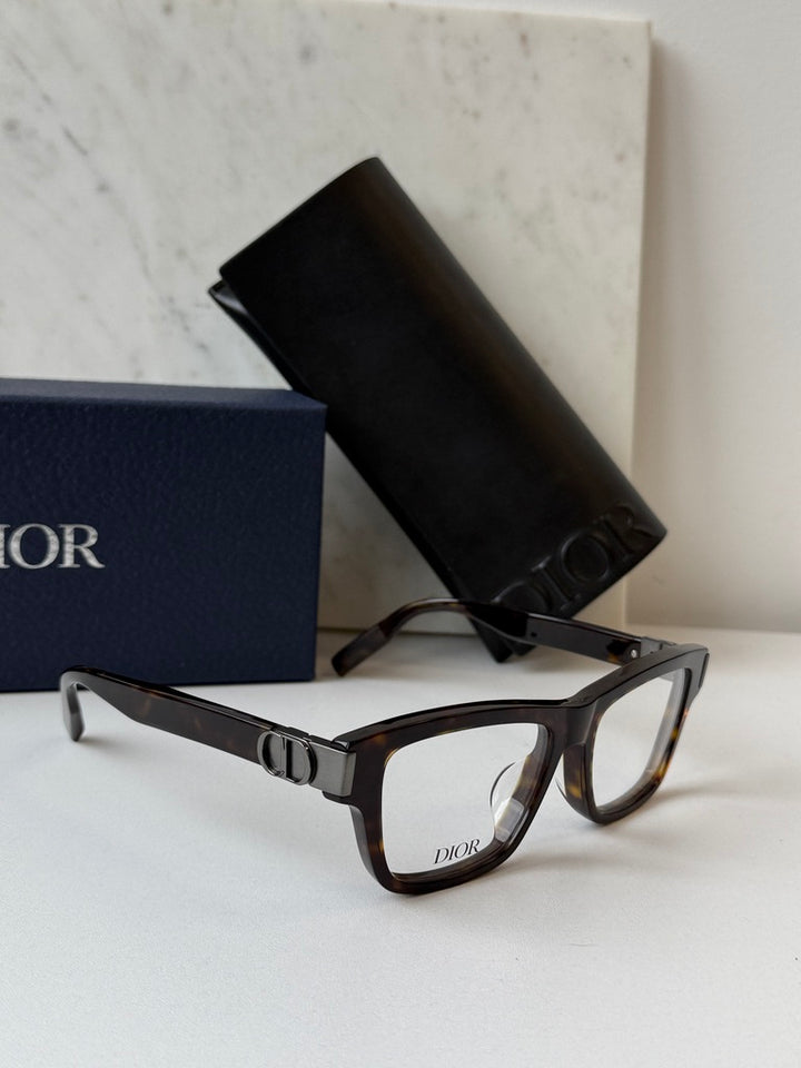 Dior IconO S1F Eyeglasses Frames in Havana Brown