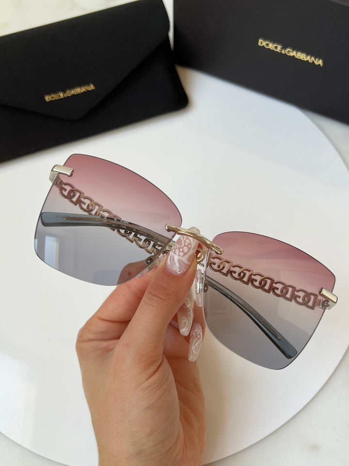 Dolce & Gabbana DG2289 Pink Blue Gradient Sunglasses