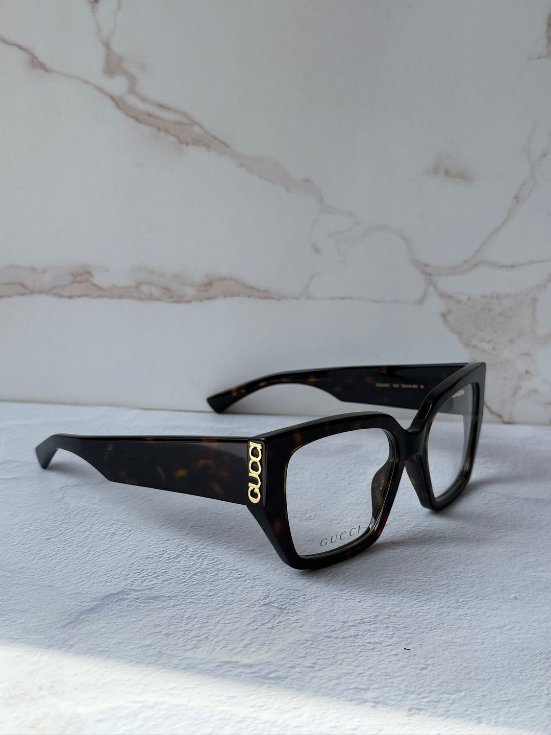 Gucci GG2042O Square Frames in Havana Brown